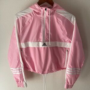 Adidas S cropped windbreaker